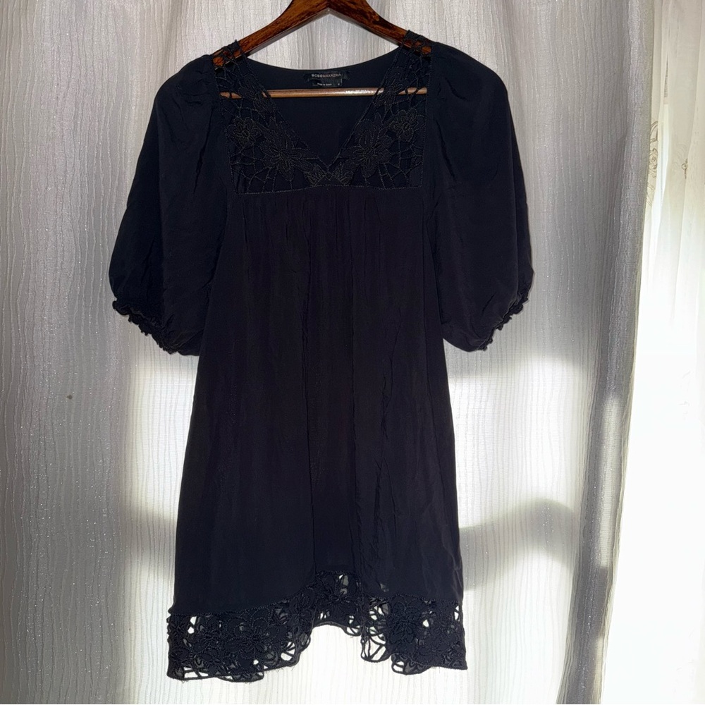 BCBGMaxAzria Elegant Black Dress/Tunic